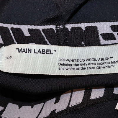 Off-White Black Logo Waist Band Active Pencil Skirt