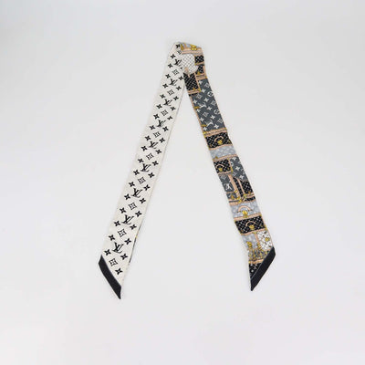 Louis Vuitton Black Silk Monogram Confidential Bandeau