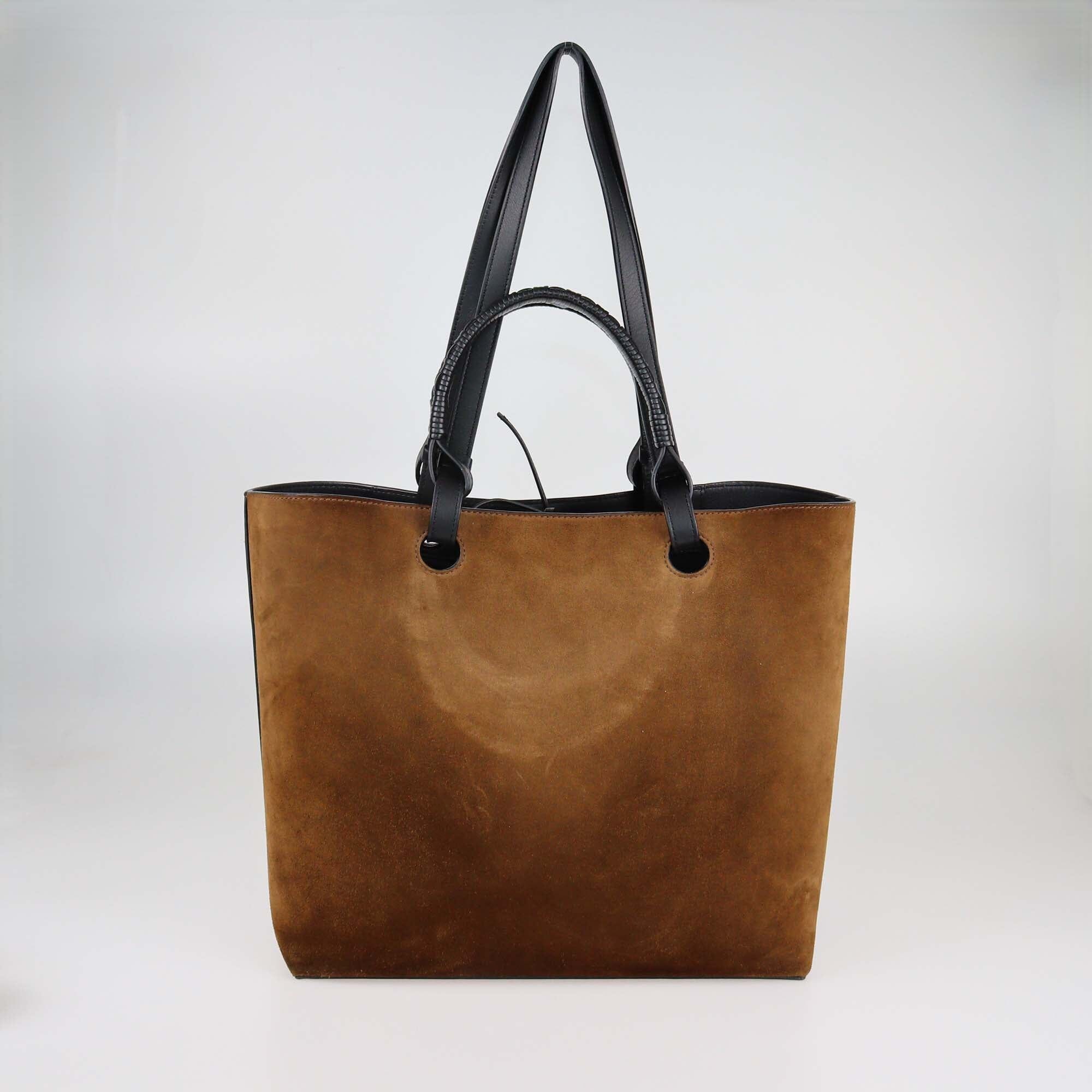 Loewe Cacao/Black Anagram Tote Womens Loewe 