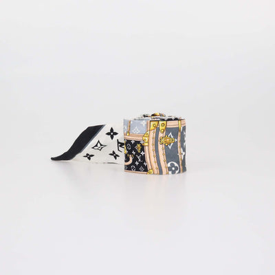 Louis Vuitton Black Silk Monogram Confidential Bandeau