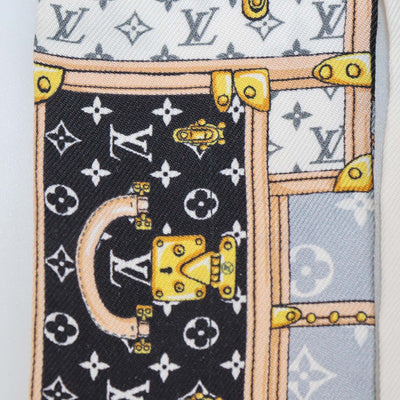 Louis Vuitton Black Silk Monogram Confidential Bandeau