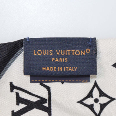 Louis Vuitton Black Silk Monogram Confidential Bandeau