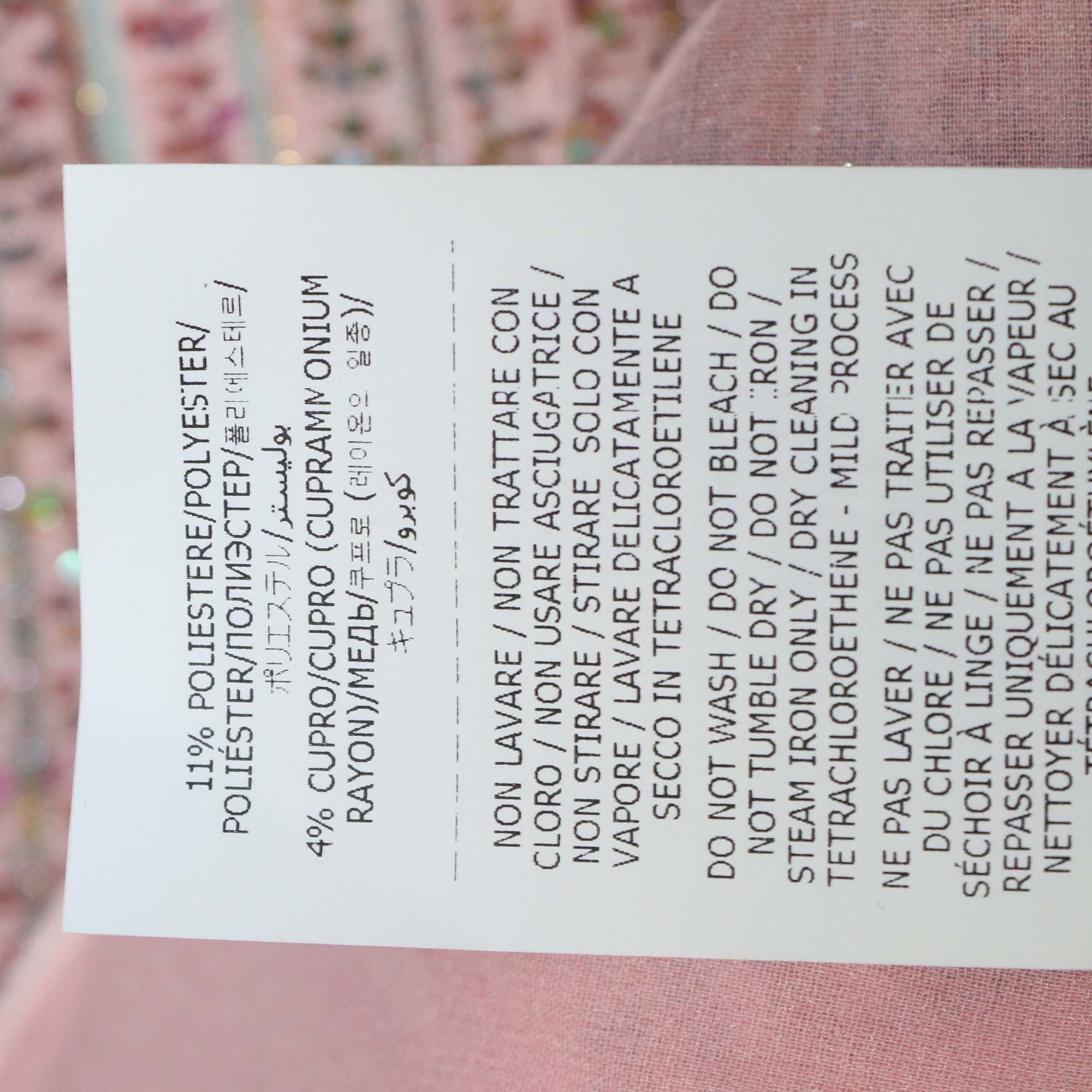 Missoni Light Pink/Multicolor Blend Viscose Sequins V Neck Sweater