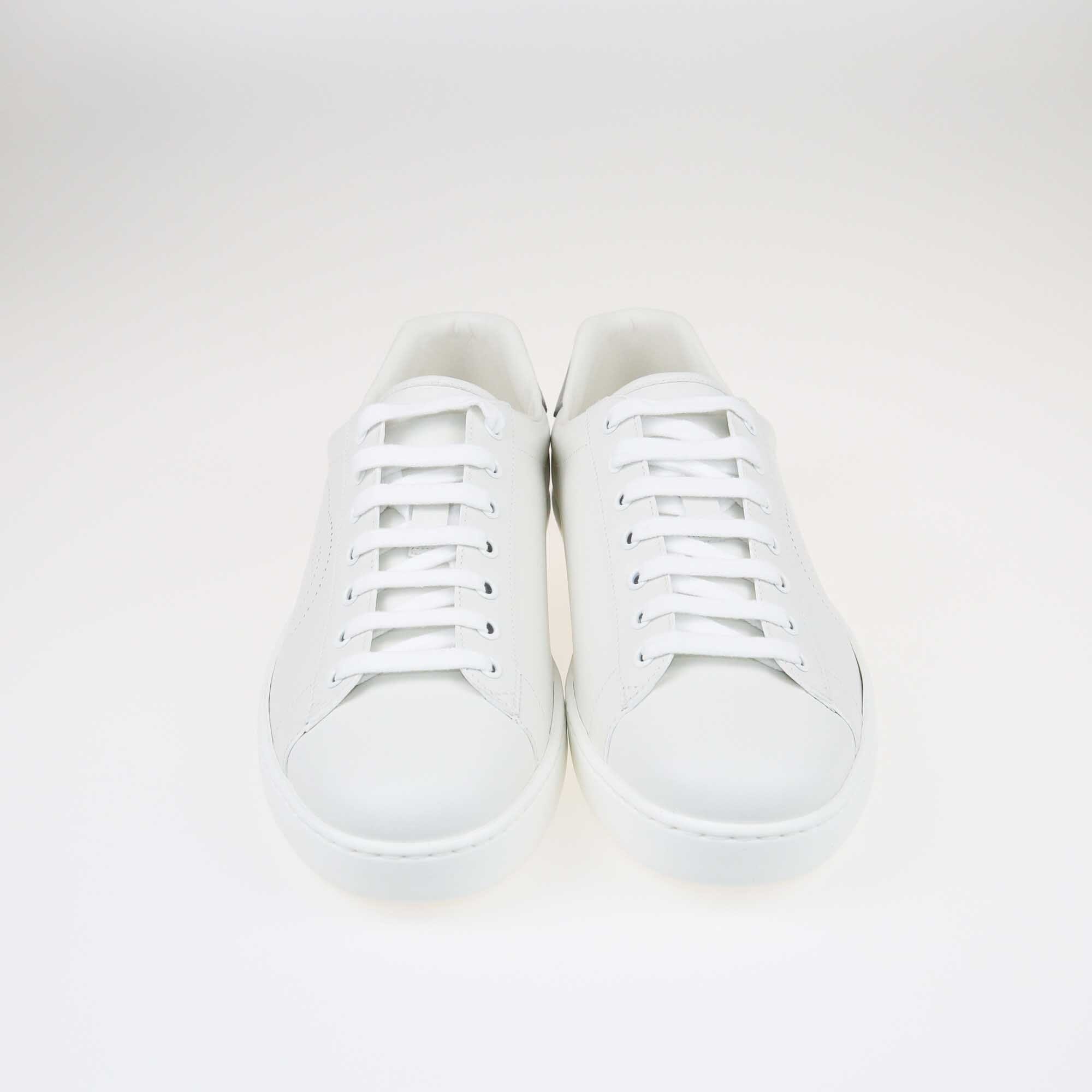 Gucci White Perforated Interlocking G Ace Sneakers Shoes Gucci 