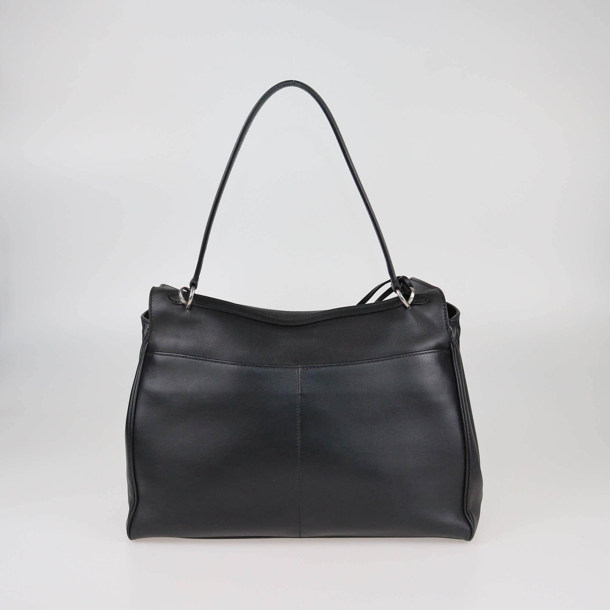 Balenciaga Black Medium Rodeo Handle Bag Womens Balenciaga 