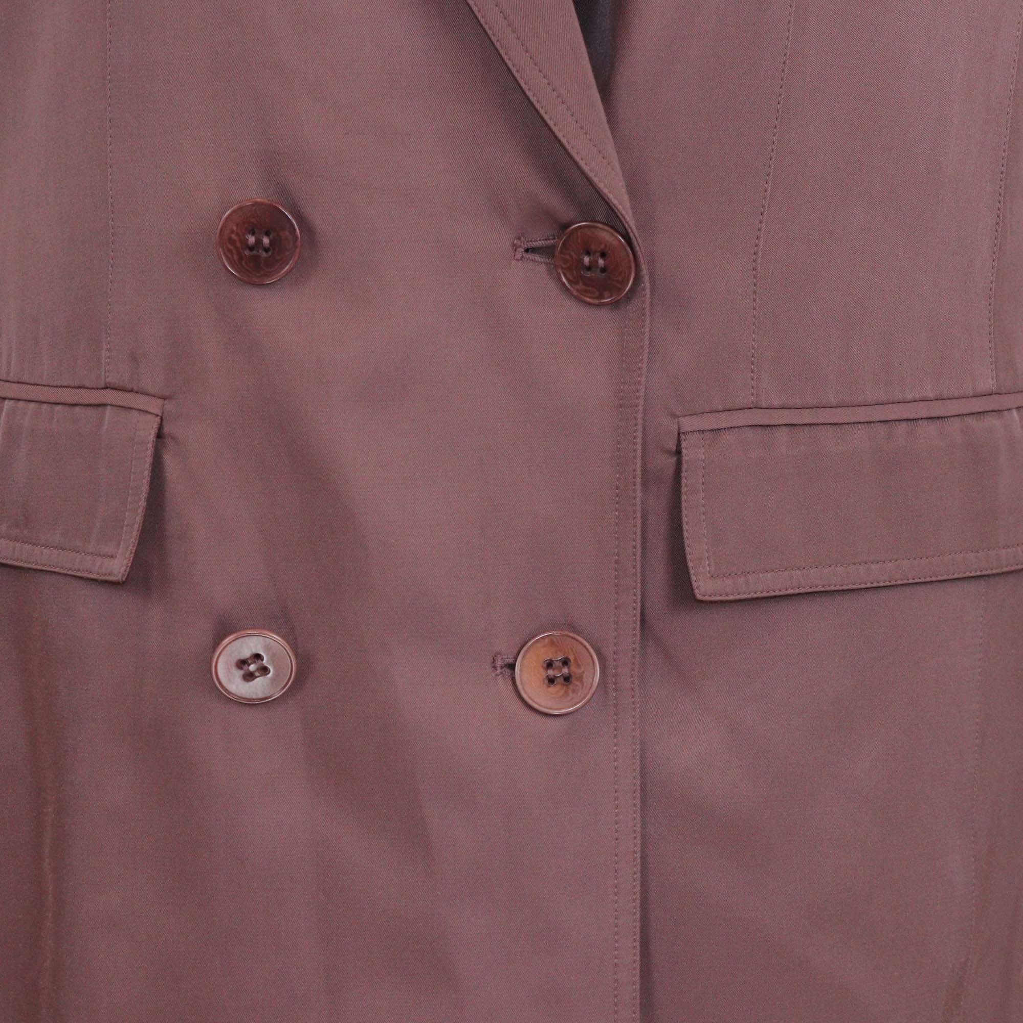 Tibi Cinnamon Drapey Oversize Double Breasted Vest