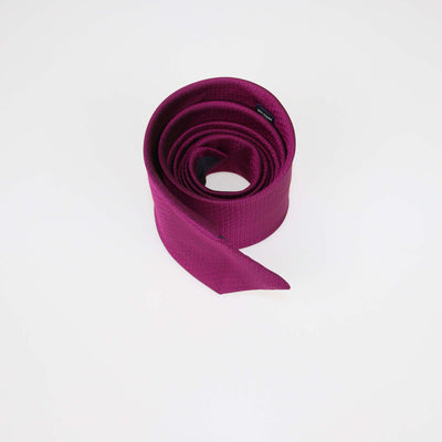 Hermes Fuchsia Silk Geometrical H Tie