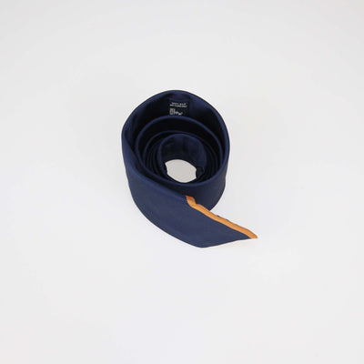 Hermes Blue Silk Tip Print Tie