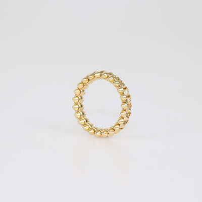 Cartier 18k Yellow Gold Clash de Cartier Small Model Ring Size 55