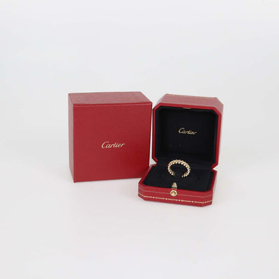 Cartier 18k Yellow Gold Clash de Cartier Small Model Ring Size 55