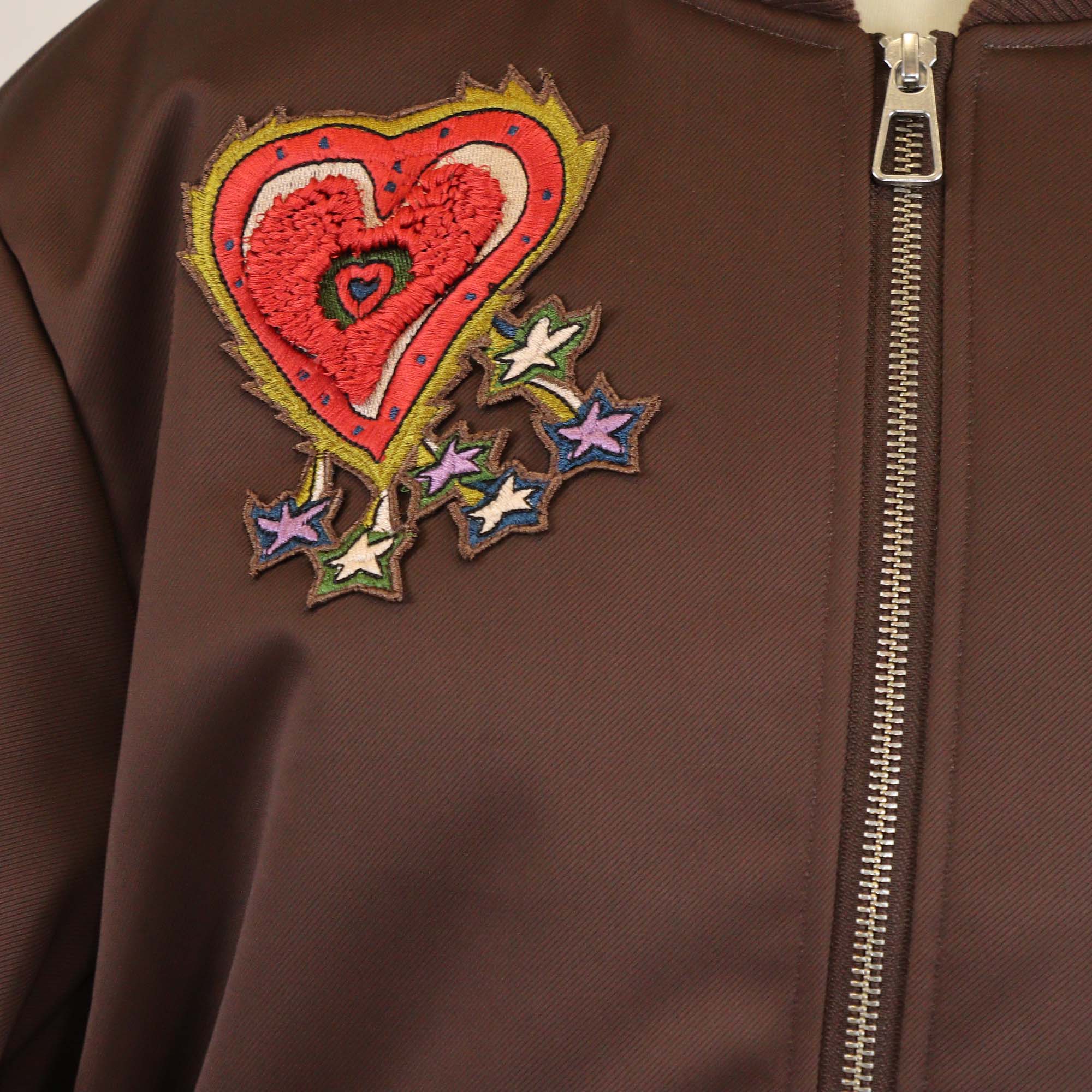 Alemais Brown Fredo Bomber Jacket