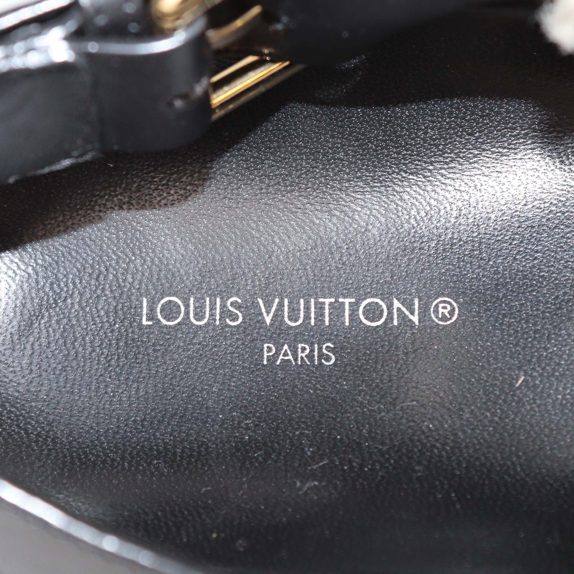 Louis Vuitton Beige/Black Shearling Paseo Comfort Flat Sandals