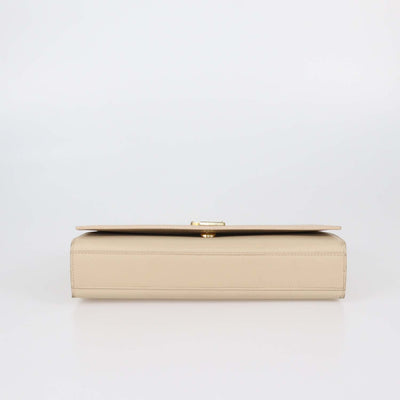 Saint Laurent Beige Leather Medium Kate Shoulder Bag