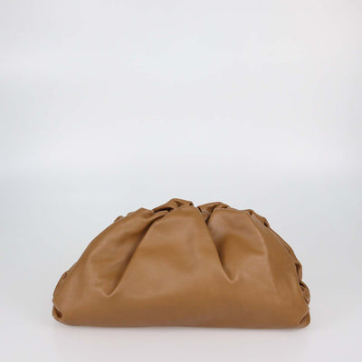 Bottega Veneta Brown Leather Classic The Pouch Clutch
