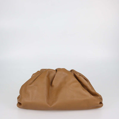 Bottega Veneta Brown Leather Classic The Pouch Clutch