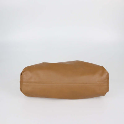 Bottega Veneta Brown Leather Classic The Pouch Clutch