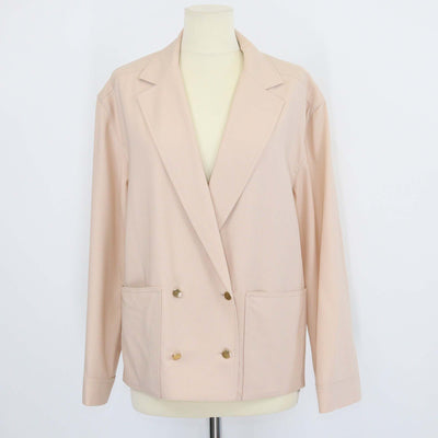 Loro Piana Beige Virgin Wool Hailee Double Breasted Blazer