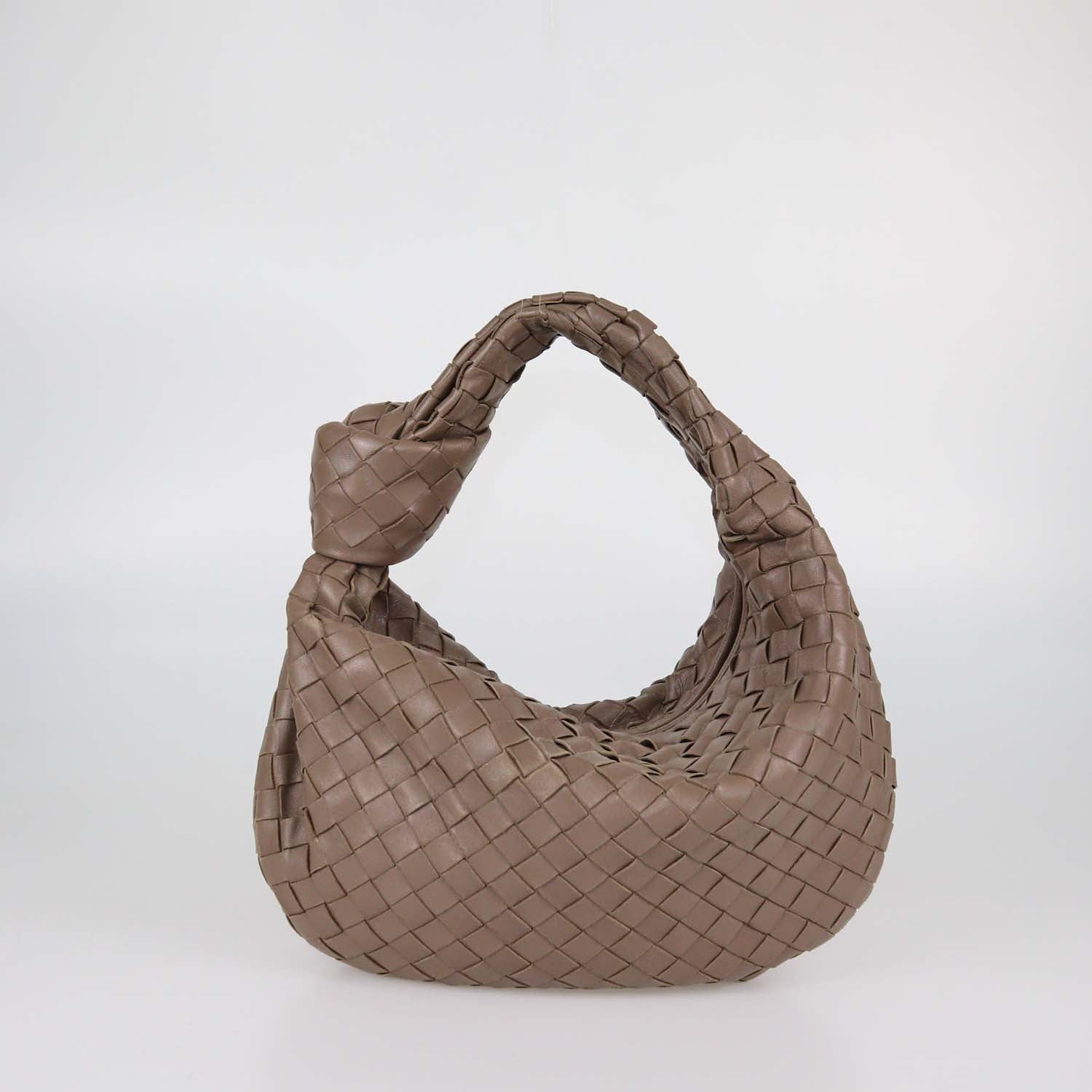 Bottega Veneta Brown Intrecciato Leather Teen Jodie Hobo