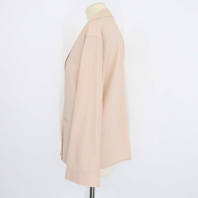 Loro Piana Beige Virgin Wool Hailee Double Breasted Blazer
