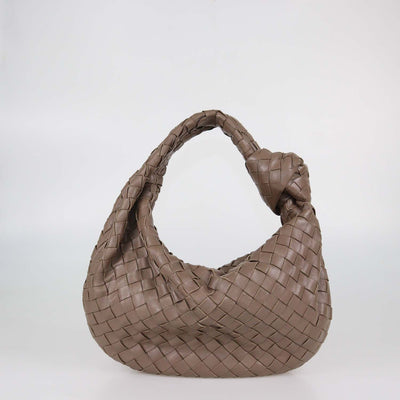 Bottega Veneta Brown Intrecciato Leather Teen Jodie Hobo