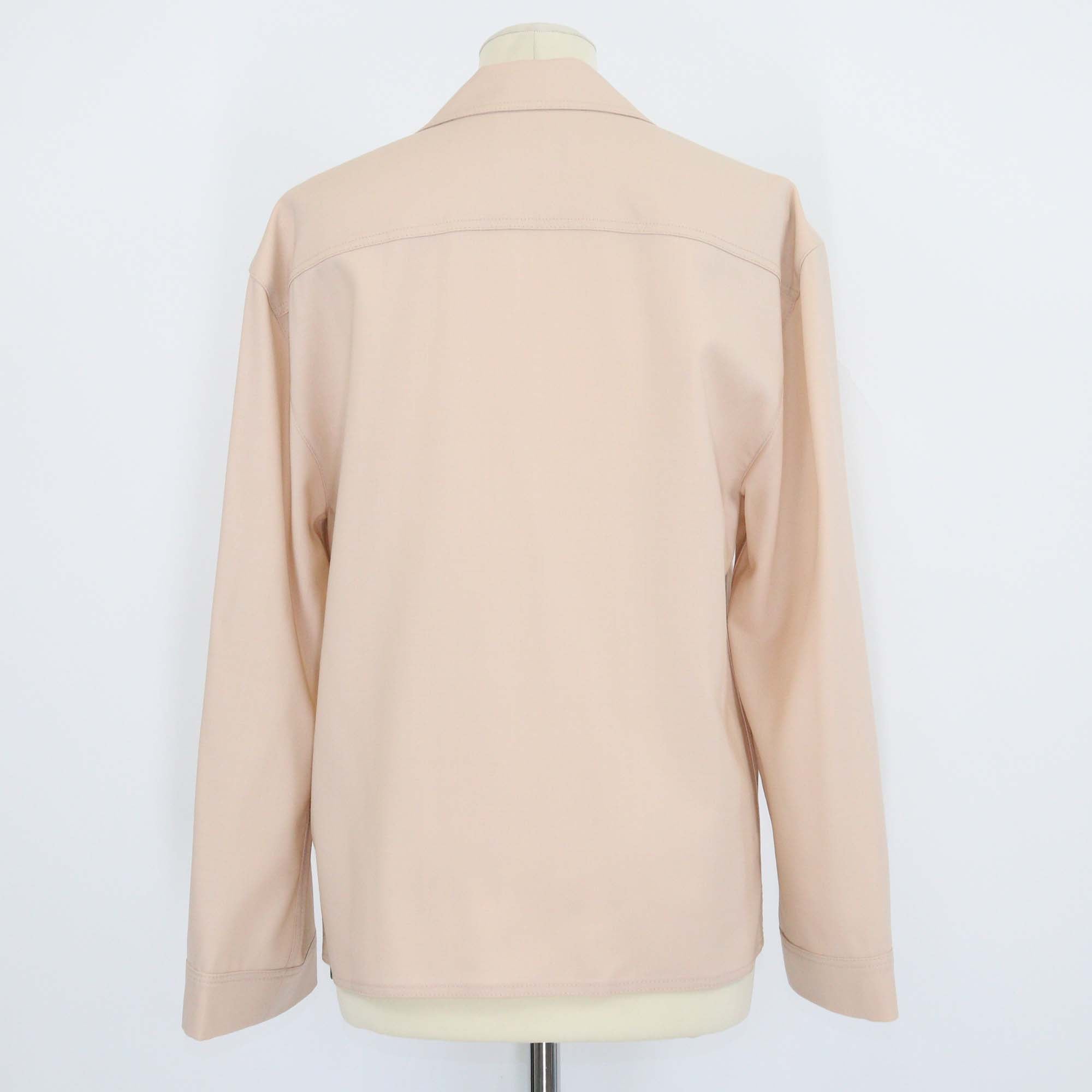 Loro Piana Beige Virgin Wool Hailee Double Breasted Blazer