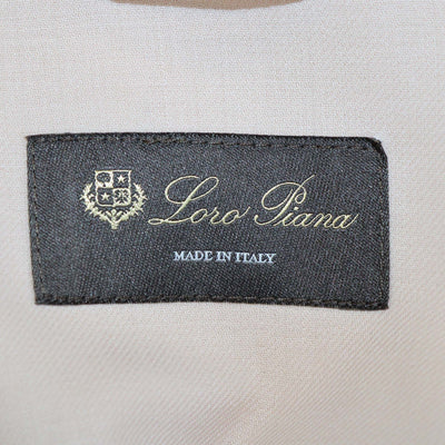 Loro Piana Beige Virgin Wool Hailee Double Breasted Blazer