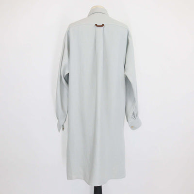 Loro Piana Light Green Linen Anastasia Midi Dress