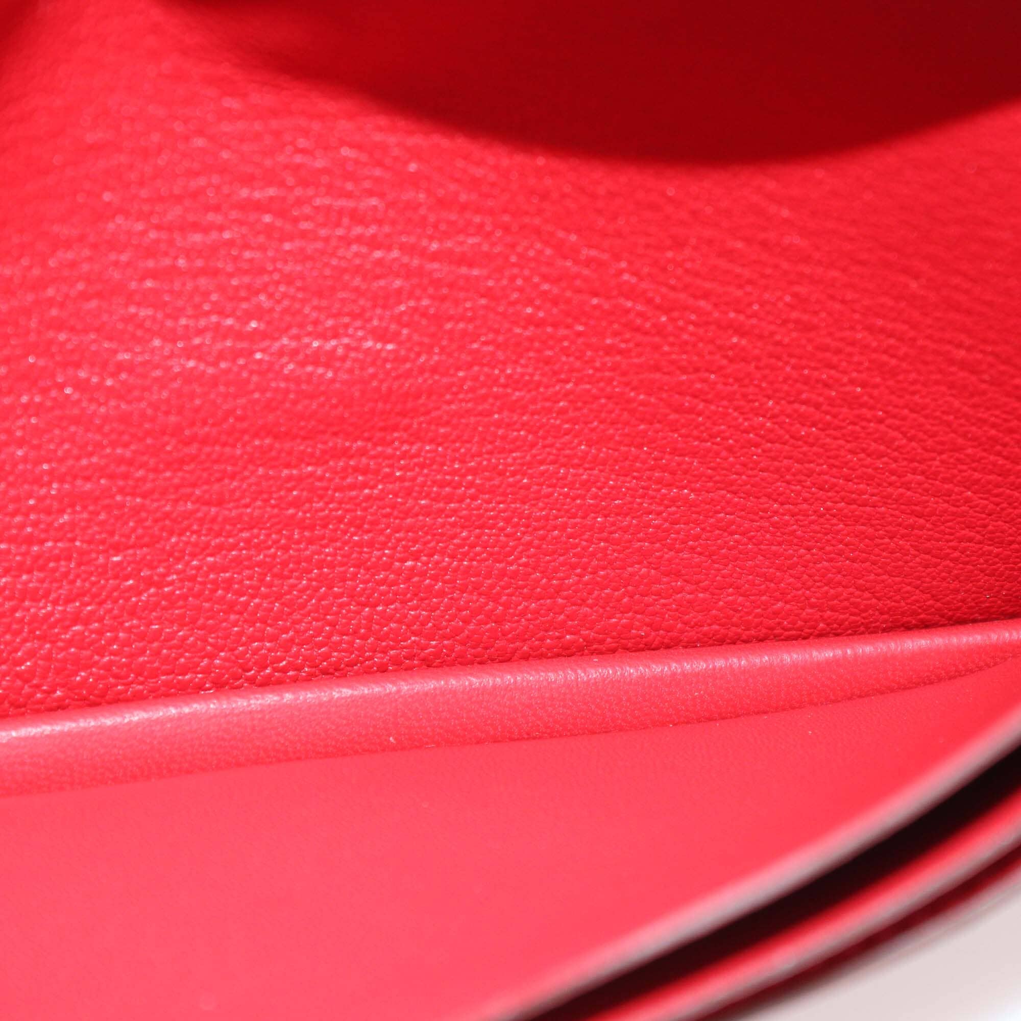 Hermes Rouge Vif Bearn Wallet Womens Hermes 