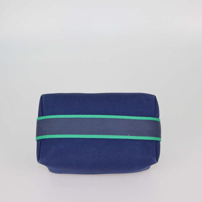 Hermes Marine Canvas Small Bride-A-Brac Case