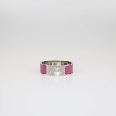Hermes Rose Azalee Clic Clac H Bracelet PM Womens Hermes 