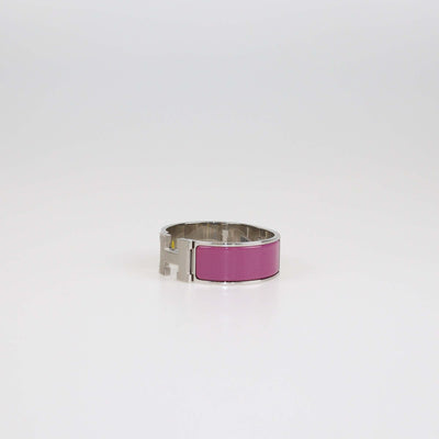 Hermes Rose Azalee Clic Clac H Bracelet PM Womens Hermes 