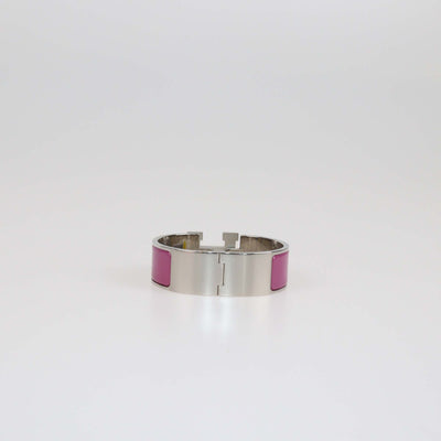 Hermes Rose Azalee Clic Clac H Bracelet PM Womens Hermes 
