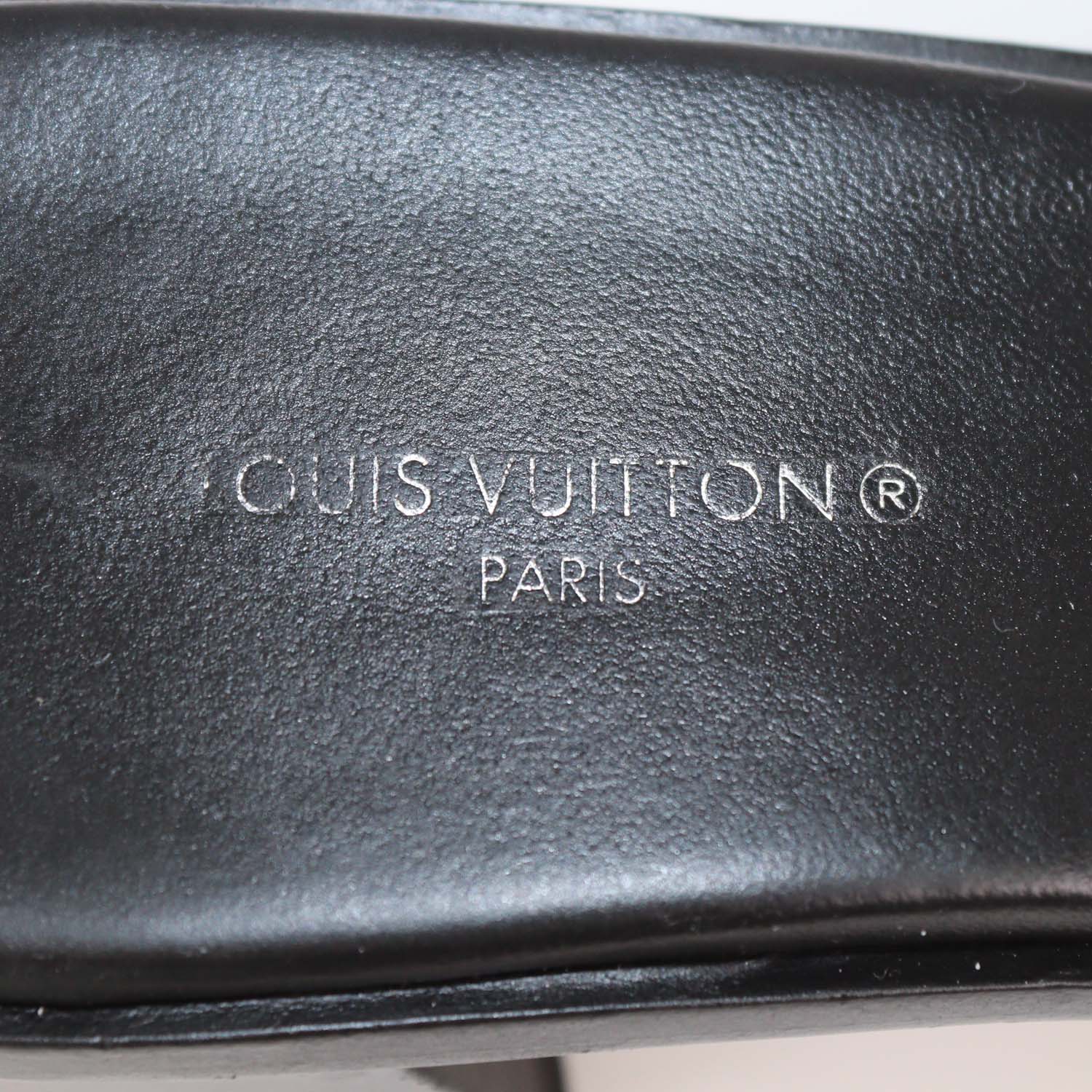 Louis Vuitton Monogram Canvas Lock It Slide Sandals