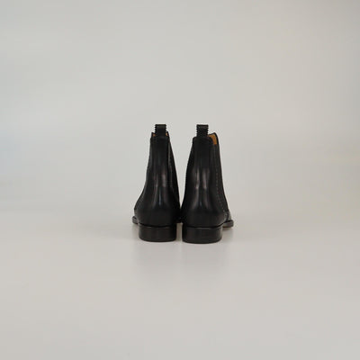 Hermes Black Brighton Ankle Length Boots Womens Hermes 