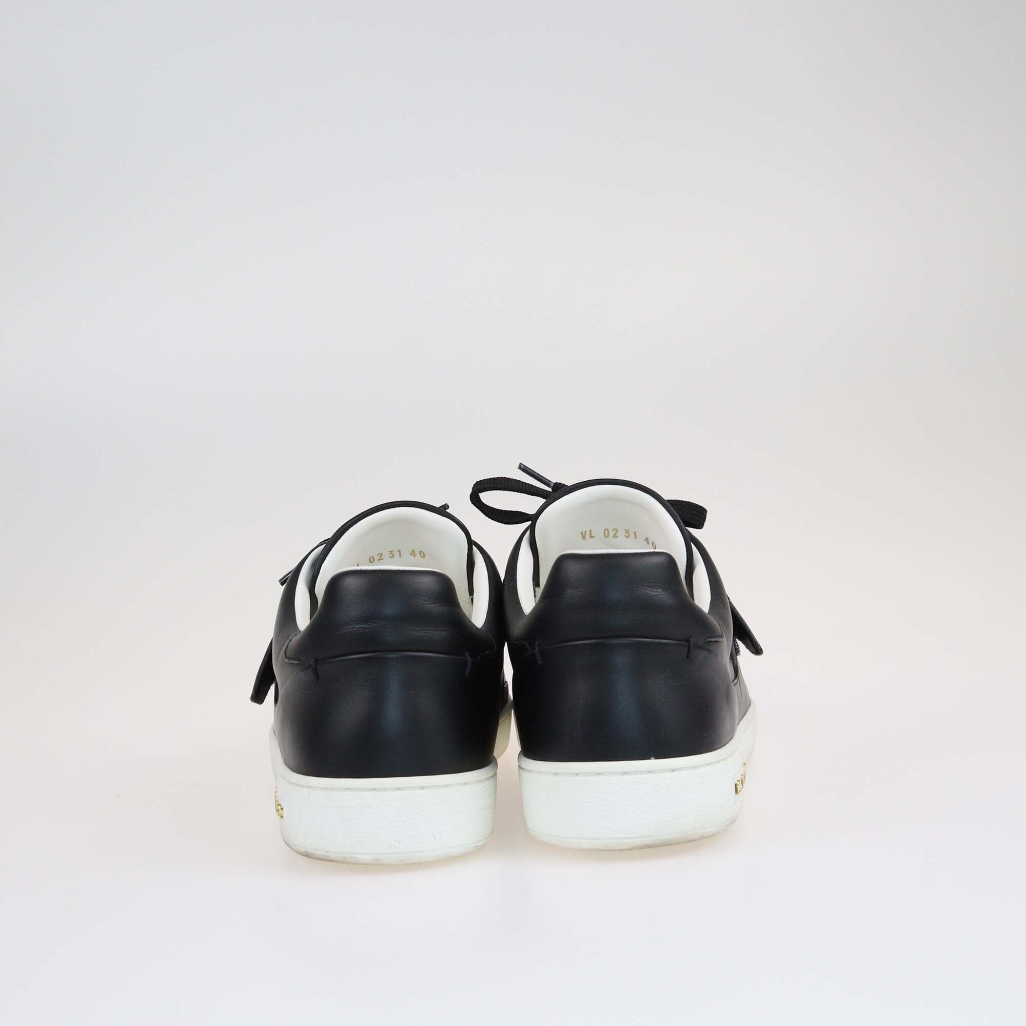 Louis Vuitton Black Frontrow Low Top Sneakers Shoes Louis Vuitton 