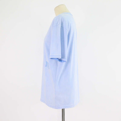 Alexander Wang.T Light Blue Cotton Washed Crew Neck T-Shirt