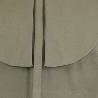 Anna + Maria Olive Drab Cotton Vestal Cropped Top