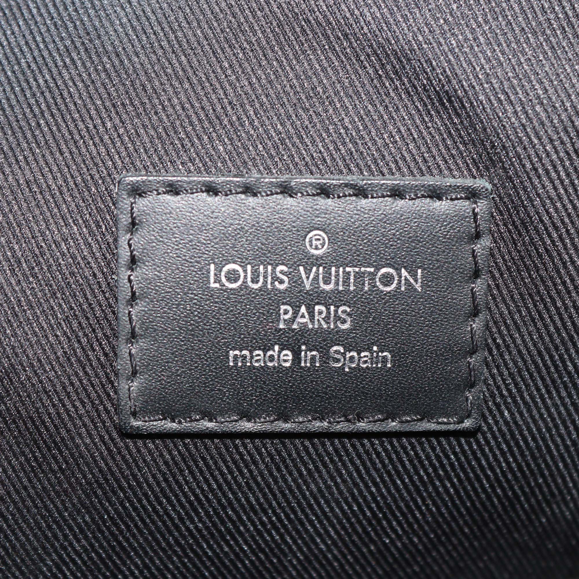 Louis Vuitton Black Epi Leather Oliver Briefcase