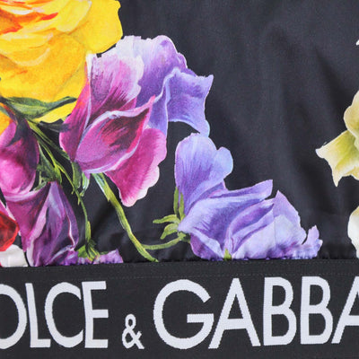 Dolce & Gabbana Multicolor Blend Viscose Floral Print Bralette