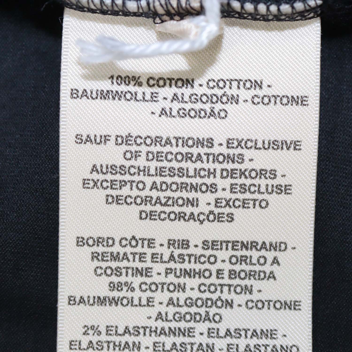 Hermes Black Cotton Droit Poche Brodee Crew Neck T-Shirt