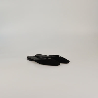 Toteme Black The Flat Mule Womens Toteme 