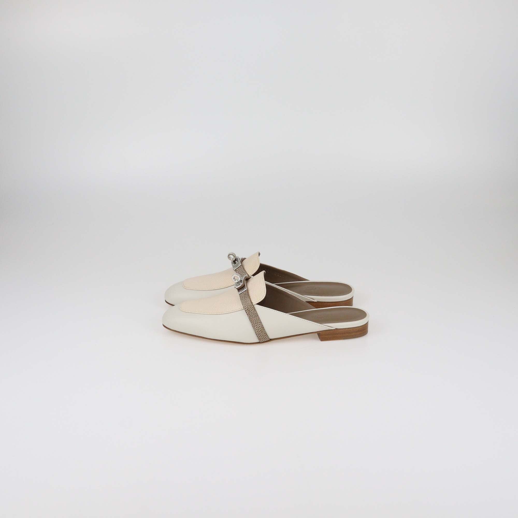 Hermes Tricolor OZ Mules Womens Hermes 