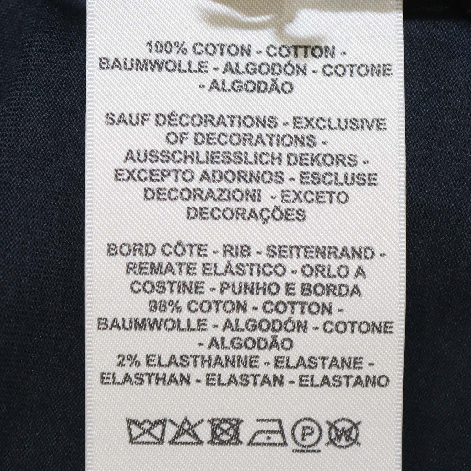 Hermes Black Cotton Droit Poche Brodee Crew Neck T-Shirt