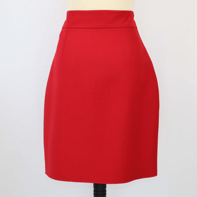 Gucci Red GG Marmont A Line Knee Length Skirt Womens Gucci 