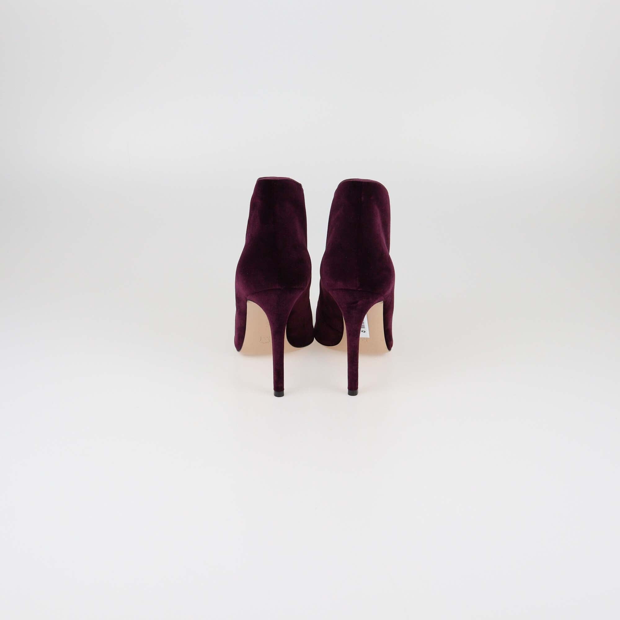 Gianvito Rossi Purple Vamp Booties Womens Gianvito Rossi 