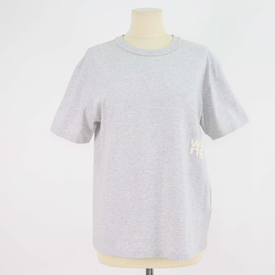 Alexander Wang.T Light Grey Cotton Crew Neck T-Shirt