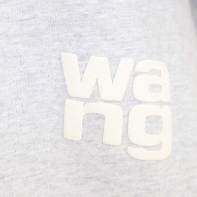 Alexander Wang.T Light Grey Cotton Crew Neck T-Shirt