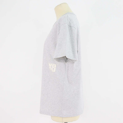 Alexander Wang.T Light Grey Cotton Crew Neck T-Shirt