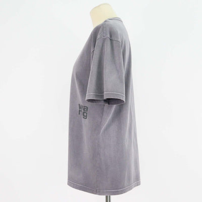 Alexander Wang.T Grey Cotton Washed Crew Neck T-Shirt