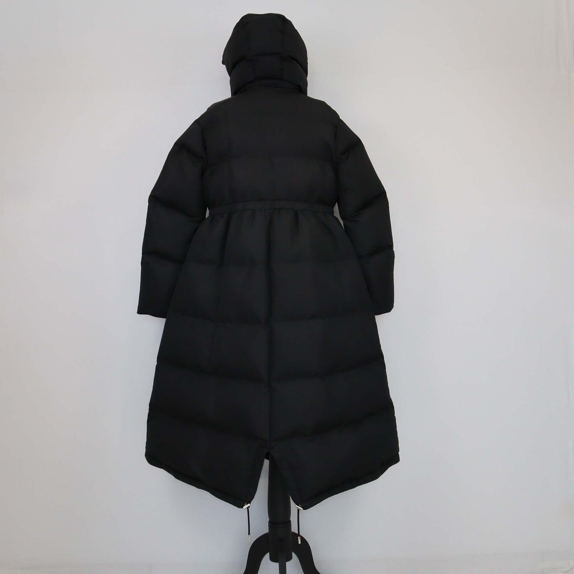 Alexander McQuee Black Oversized Hooded Puffer Coat Womens Alexander MCqueen 